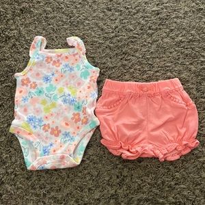 Carters tank top and shorts set
